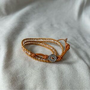 Victoria‎ Emerson Orange Beaded Wrap Bracelet